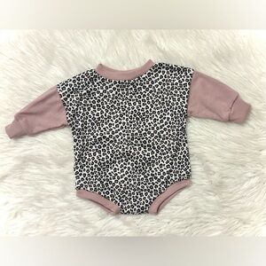 Leopard Print Kids One Piece